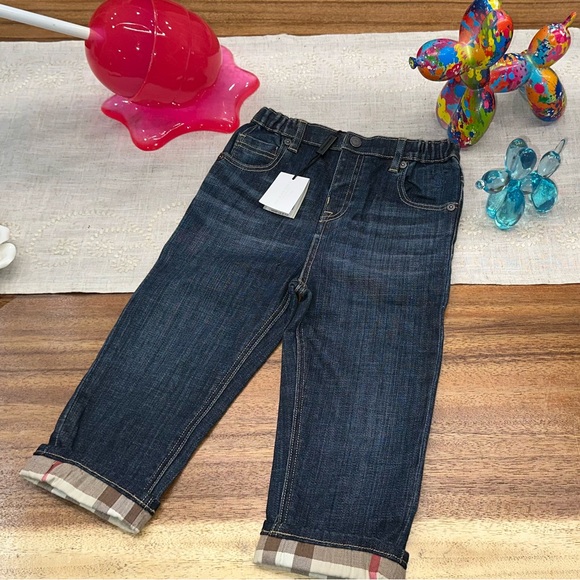 BURBERRY BABY UNISEX JEANS SZ: 2Y 100% AUTHENTIC 100% BRAND NEW W/ TAGS - Picture 15 of 15